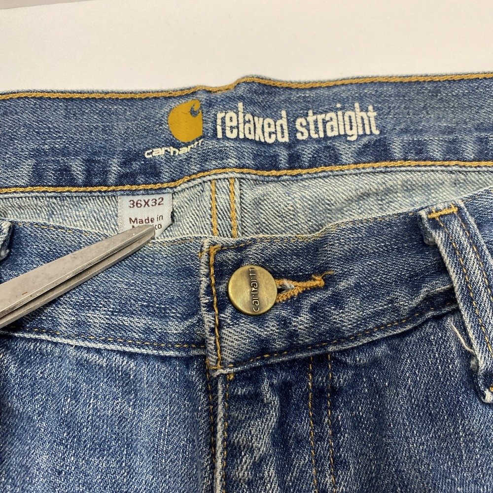 Carhartt Men's Relaxed Fit Jeans Size 36x32 D1 - Picture 4 of 6